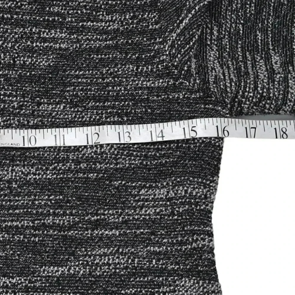 Banana  Republic Boucle Sheath Dress Size 6 Petite Black White - Picture 12 of 13
